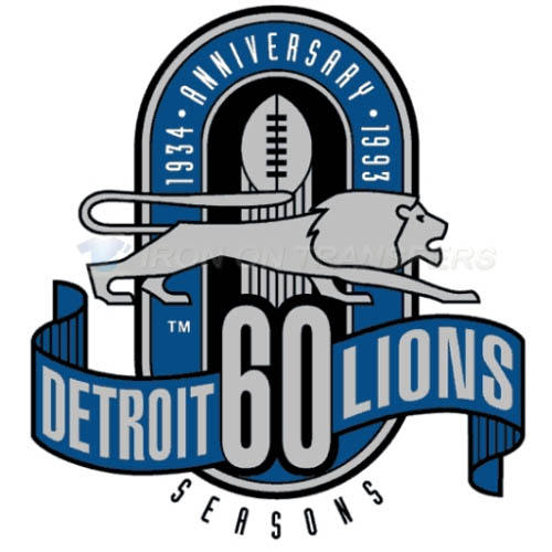 Detroit Lions Iron-on Stickers (Heat Transfers)NO.518